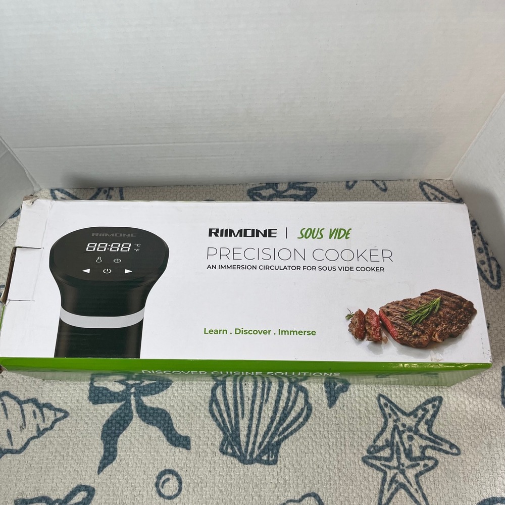 NEW Riimone Sous Vide Precision Cooker Immersion Circulator Smart Cooker Black